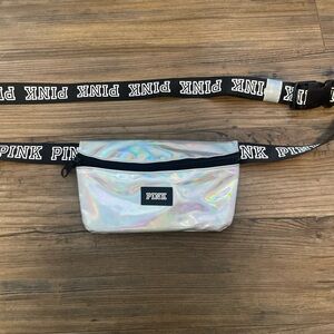 PINK Victoria's Secret Iridescent Belt Bag